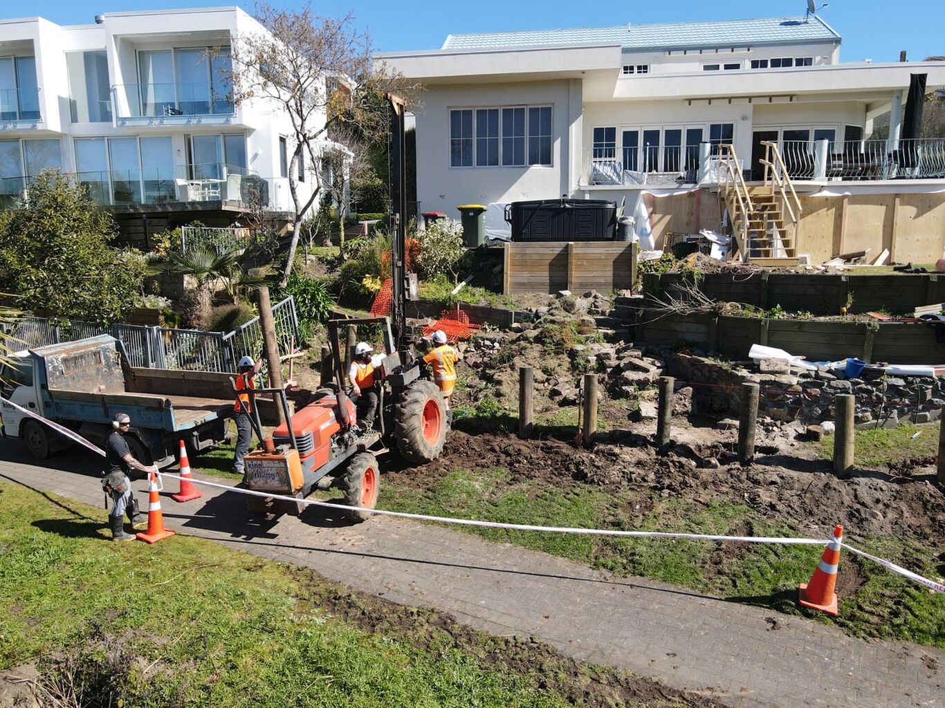 River Retaining Wall