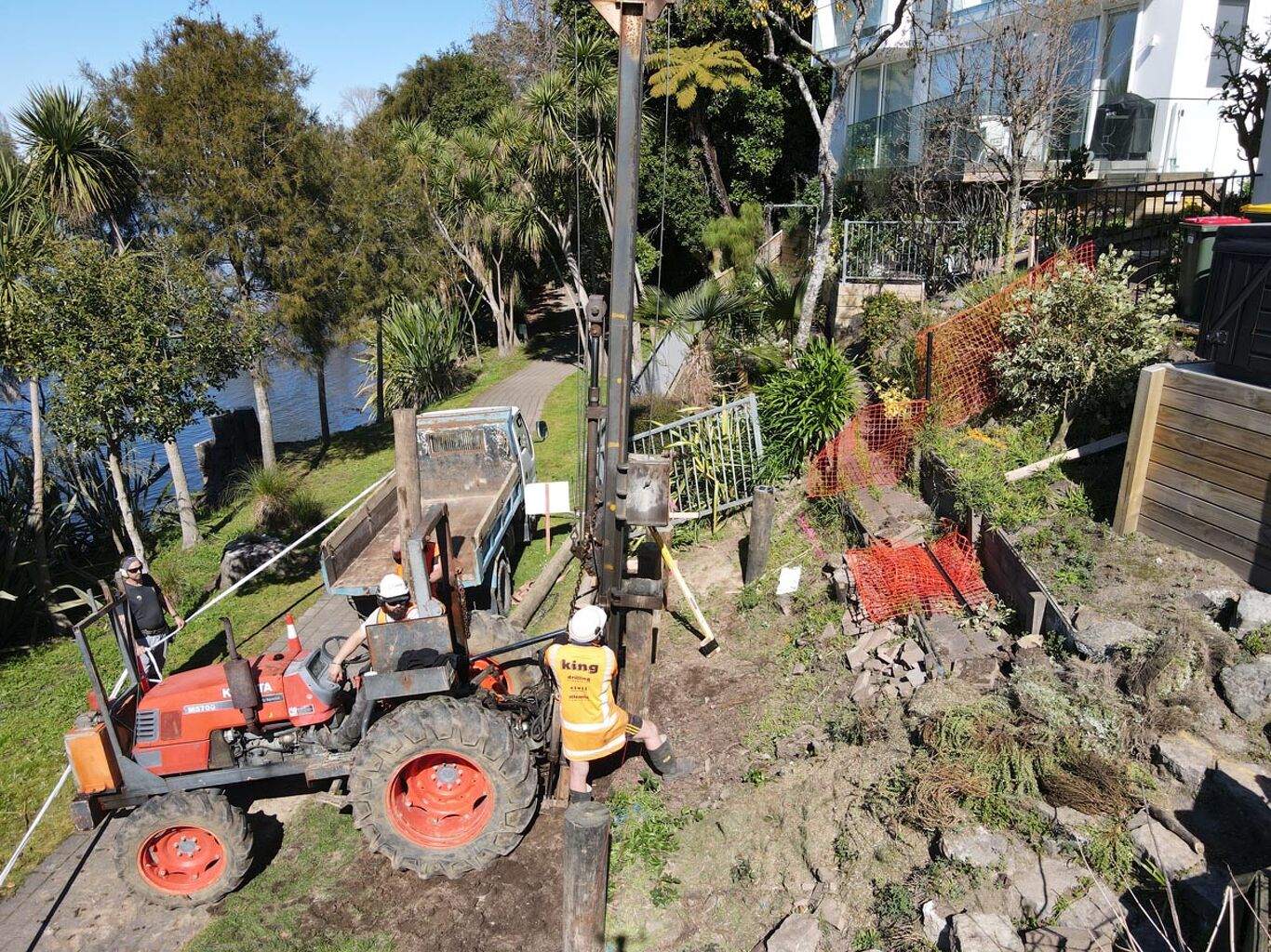 River Retaining Wall