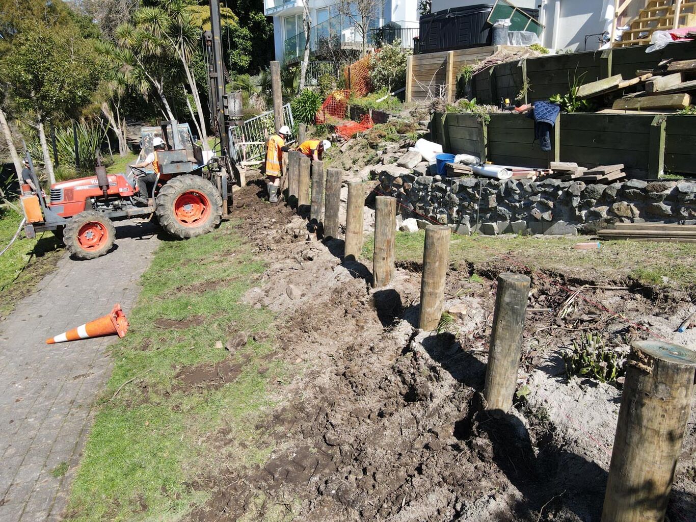 River Retaining Wall