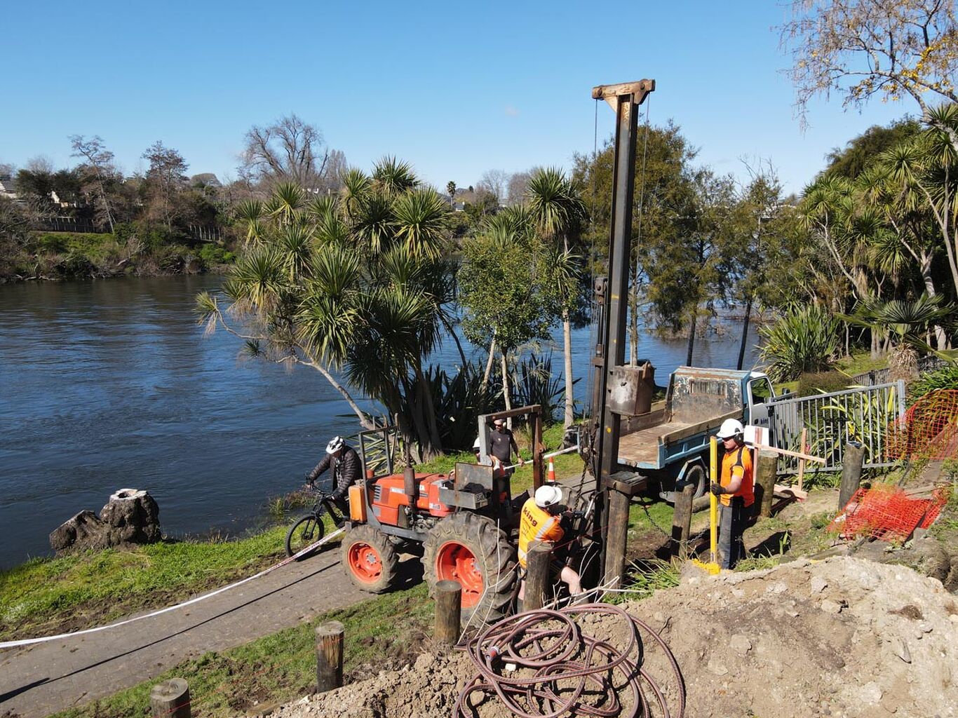 River Retaining Wall