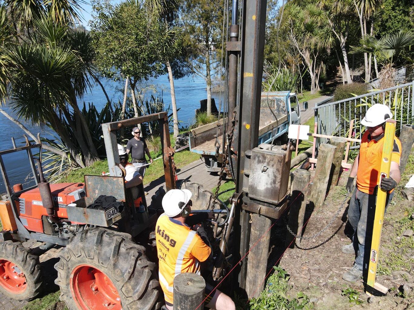 River Retaining Wall