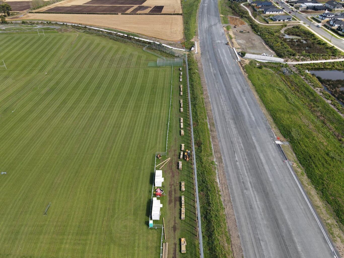 Rototuna High School, Hamilton - Noise Barrier Wall